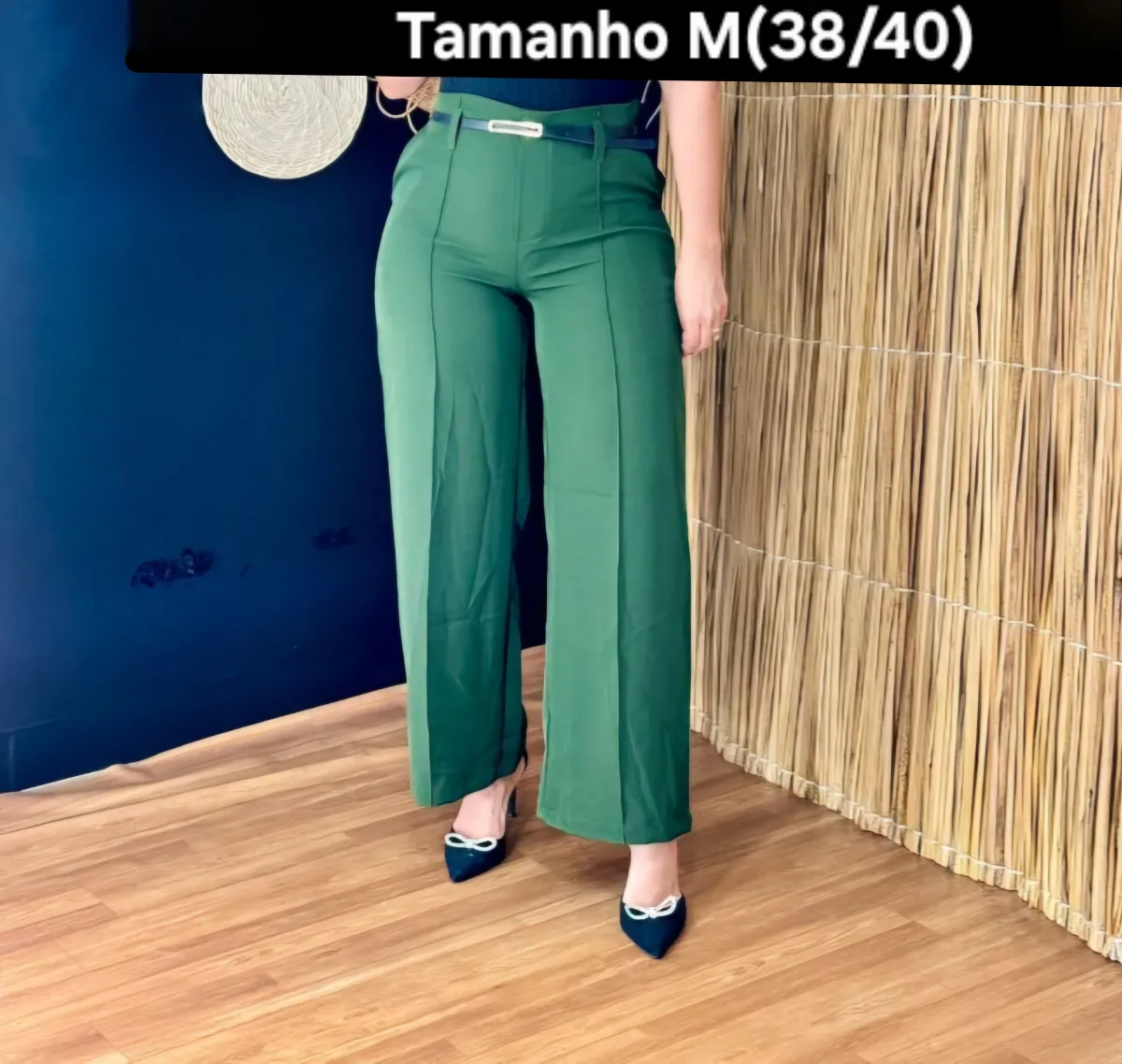 Calça slim alfaiataria