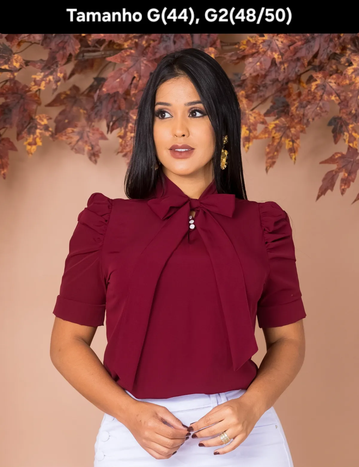 Blusa Laço manga curta