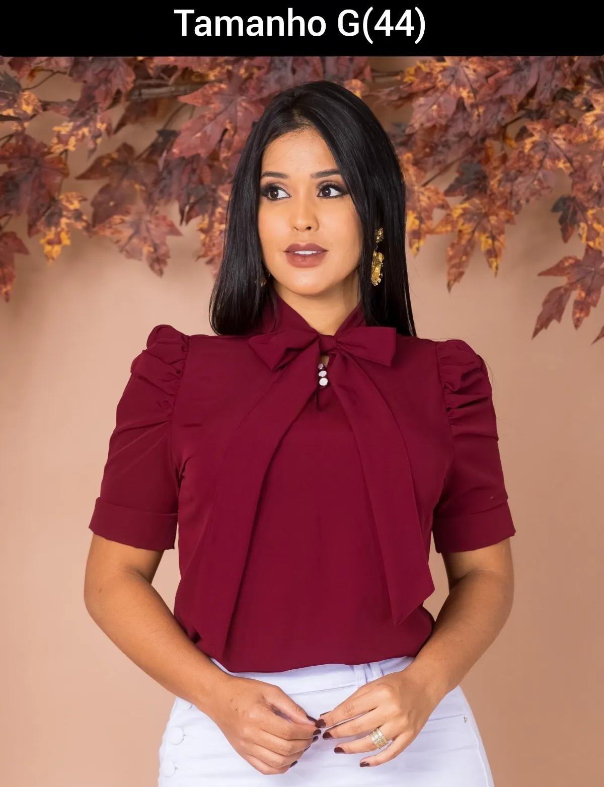 Blusa Laço manga curta